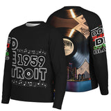 DOPE BLACC "Motown" Men's Long Sleeve Performance Shirt - AOP