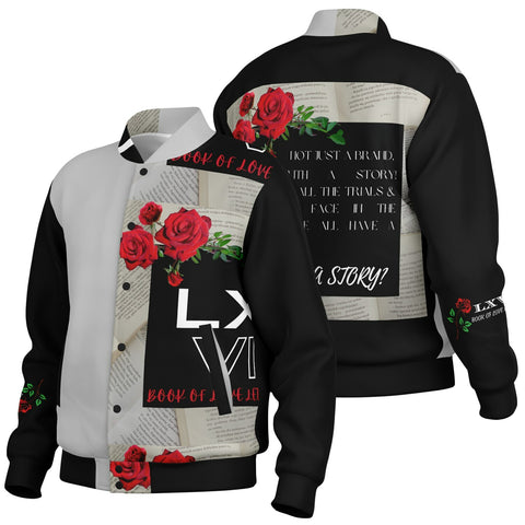 LXVI "Story" Baseball Jacket - AOP