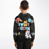 LXVI KIDZ "SweetTooth" Athletic Kids Hoodie - AOP