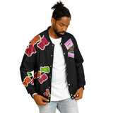 Dope Blacc Gummies Baseball Jacket - AOP