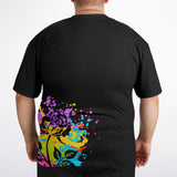 Graffiti Rose T-Shirt (plus size)
