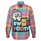 DOPE BLACC "Sweet-Tooth" Long Sleeve Button Down Shirt - AOP