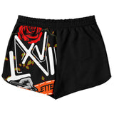 LXVI "Rose Fall" Fashion Loose Shorts - AOP