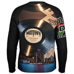 DOPE BLACC "Motown" Men's Long Sleeve Performance Shirt - AOP