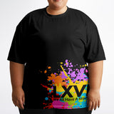 Graffiti Rose T-Shirt (plus size)