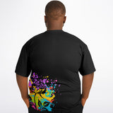 Graffiti Rose T-Shirt (plus size)