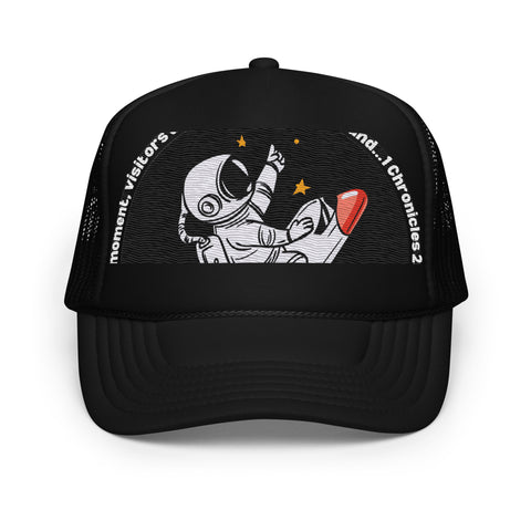 LXVI Visitor Foam trucker hat(Black)