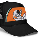 LXVI Visitor Foam trucker hat(Teal/Orange)