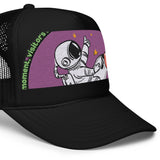 LXVI Visitor Foam trucker hat(Purp/Slime)