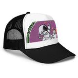 LXVI Visitor Foam trucker hat(Purp/Slime)