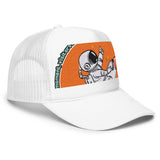 LXVI Visitor Foam trucker hat(Teal/Orange)