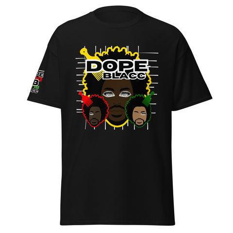 Dope Blacc Afro-Man 2 Men's classic tee