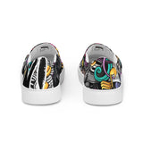 LXVI Graffiti Men’s slip-on canvas shoes