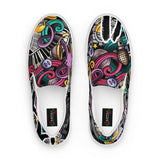 LXVI Graffiti Men’s slip-on canvas shoes
