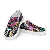 LXVI Graffiti Men’s slip-on canvas shoes