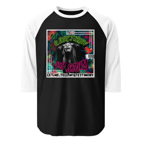 LXVI You Don't 3/4 sleeve raglan shirt