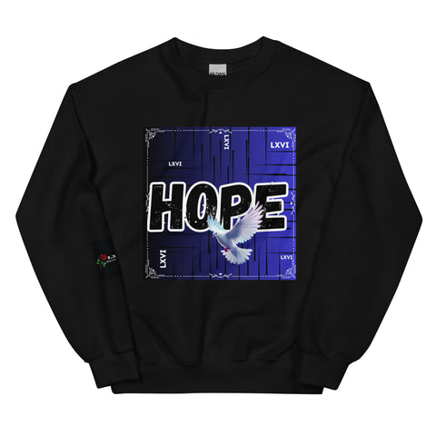 LXVI Hope Blue Unisex Sweatshirt