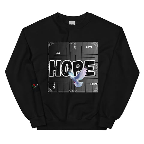 LXVI Black Unisex Sweatshirt