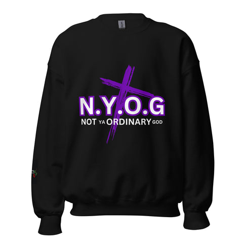 LXVI N.Y.O.G Purple Unisex Sweatshirt