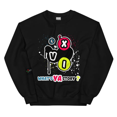 LXVI Paint Drip Unisex Sweatshirt
