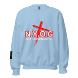 LXVI N.O.Y.G Red Unisex Sweatshirt