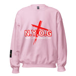 LXVI N.O.Y.G Red Unisex Sweatshirt