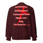 LXVI N.O.Y.G Red Unisex Sweatshirt