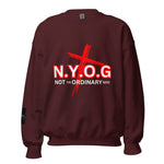 LXVI N.O.Y.G Red Unisex Sweatshirt