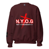 LXVI N.O.Y.G Red Unisex Sweatshirt