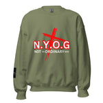 LXVI N.O.Y.G Red Unisex Sweatshirt