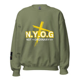 LXVI N.Y.O.G Yellow Unisex Sweatshirt