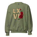 LXVI Rose Leaves Unisex Sweatshirt