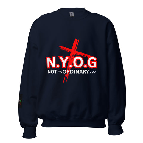 LXVI N.O.Y.G Red Unisex Sweatshirt