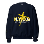 LXVI N.Y.O.G Yellow Unisex Sweatshirt