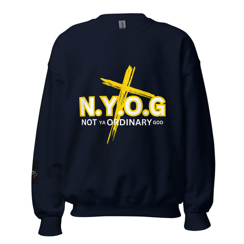 LXVI N.Y.O.G Yellow Unisex Sweatshirt