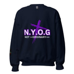 LXVI N.Y.O.G Purple Unisex Sweatshirt