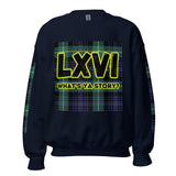 LXVI Plaid-Tri Unisex Sweatshirt