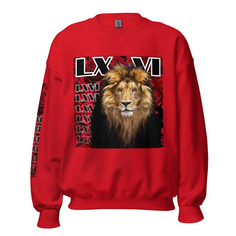 LXVI Rose Lion Unisex Sweatshirt