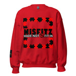 LXVI Misfitz Unisex Sweatshirt RED