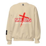 LXVI N.O.Y.G Red Unisex Sweatshirt