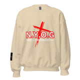 LXVI N.O.Y.G Red Unisex Sweatshirt