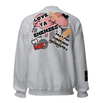 LXVI Love Enemies Unisex Sweatshirt