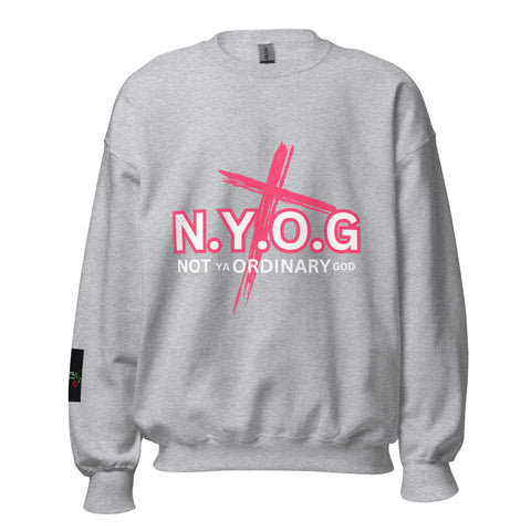 LXVI N.Y.O.G Pink Unisex Sweatshirt