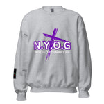 LXVI N.Y.O.G Purple Unisex Sweatshirt