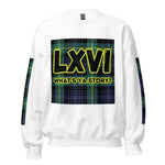 LXVI Plaid-Tri Unisex Sweatshirt