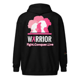 LXVI Warrior heavy blend zip hoodie**Breast Cancer Awareness