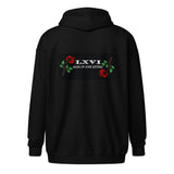 LXVI Rose Unisex heavy blend zip hoodie