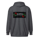 LXVI Rose Unisex heavy blend zip hoodie