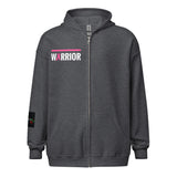 LXVI Warrior heavy blend zip hoodie**Breast Cancer Awareness