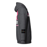LXVI Warrior heavy blend zip hoodie**Breast Cancer Awareness